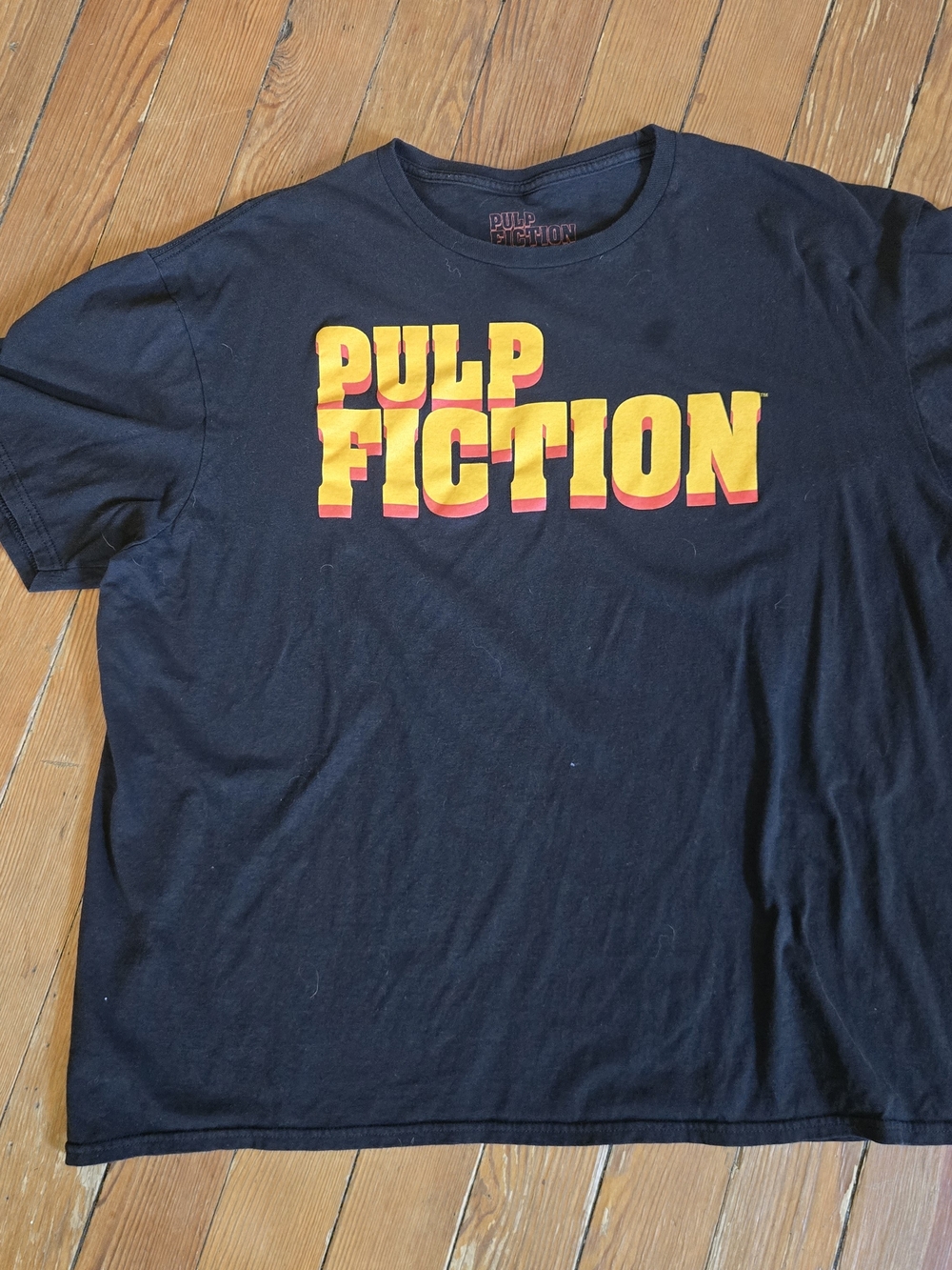 Pulp Fiction Black Short-Sleeve Graphic Tee